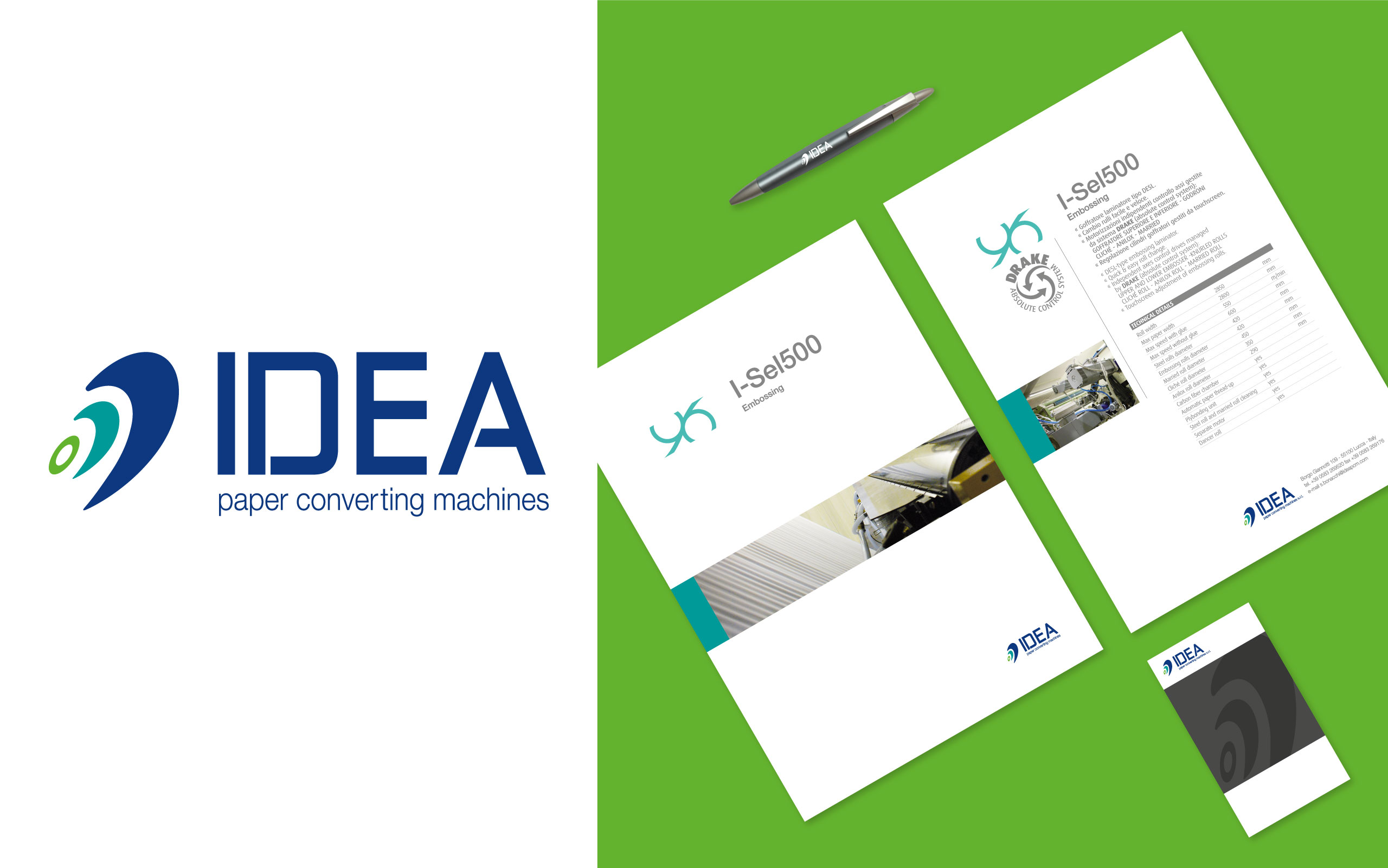 Immagine coordinata idea macchine trasformazione