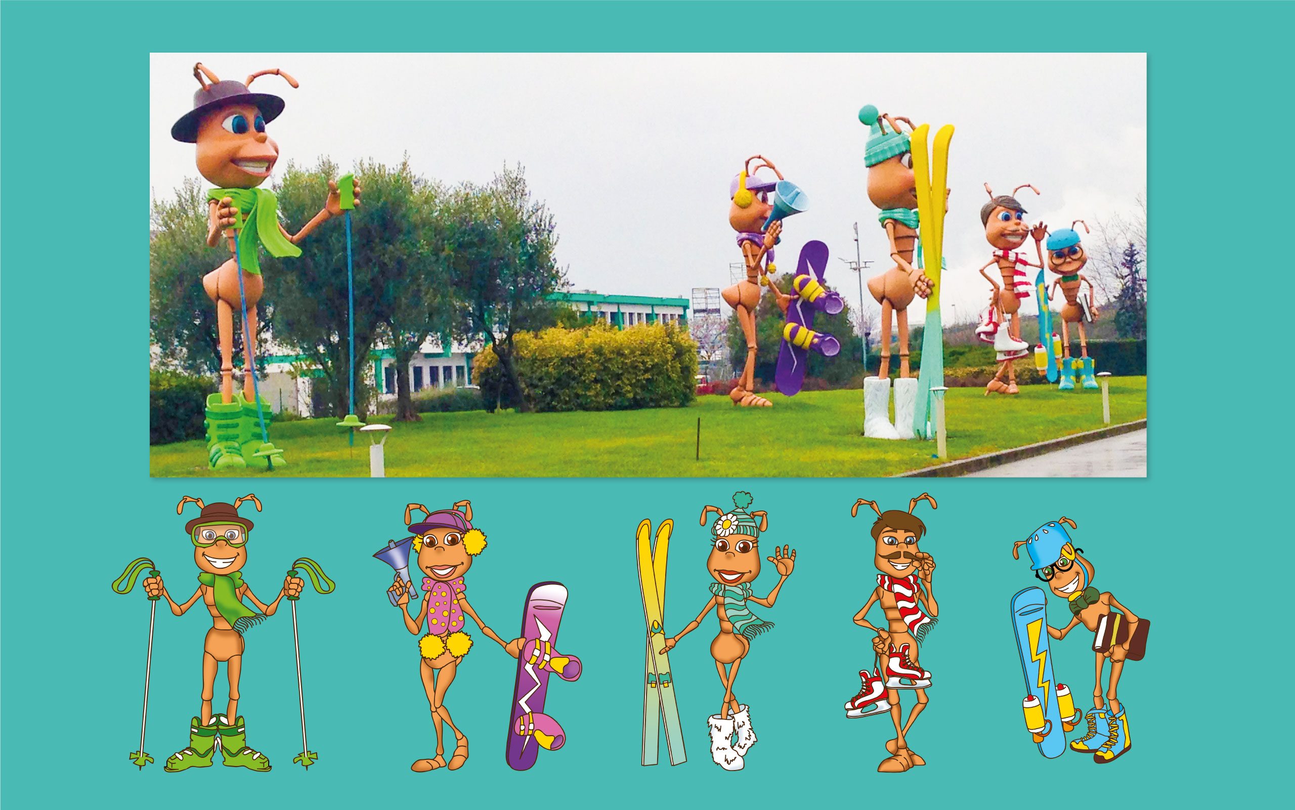 Eventi progetto regina milla stagioni statue amici