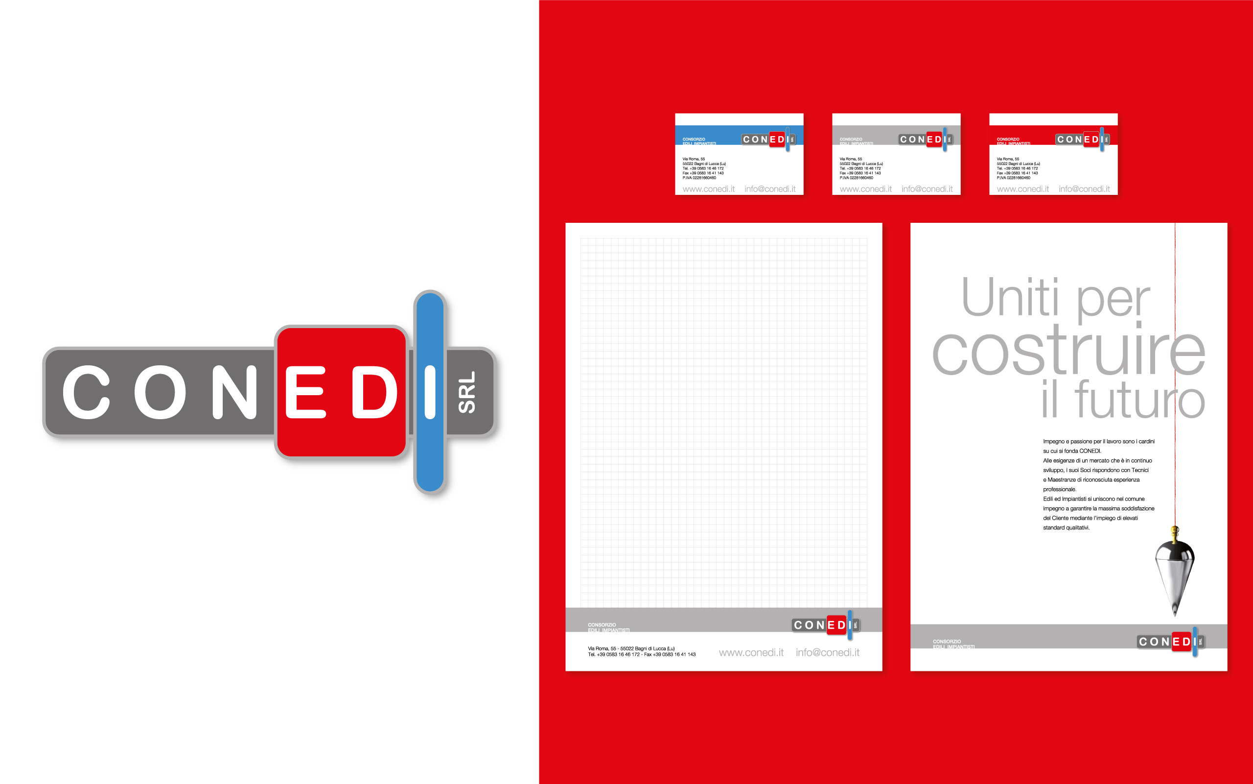 Immagine coordinata conedi biglietto visita