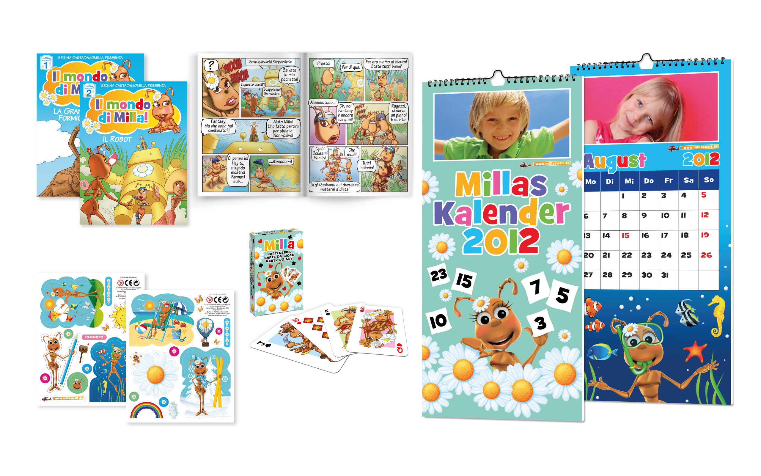 Stampa milla gadget kamillenpapier regina